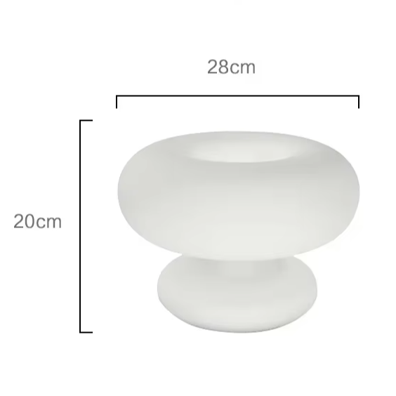 Luminara Frosted Glass Night Lamp