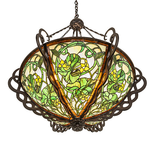 36" Wide Dutchman's Pipe Inverted Pendant