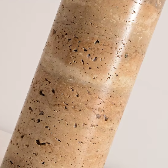 Solstice Travertine Table Lamp