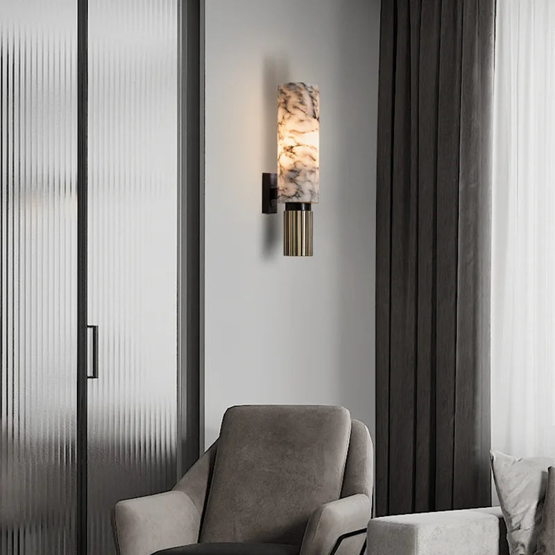 Modern Marble Wall Sconce