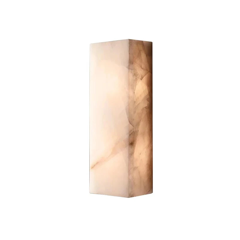 Natural Alabaster Indoor/Outdoor Wall Sconce