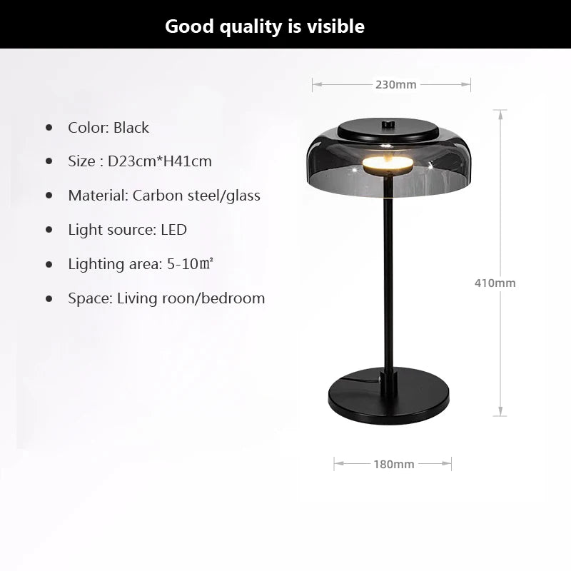 PostModern Elegance LED Table Lamp