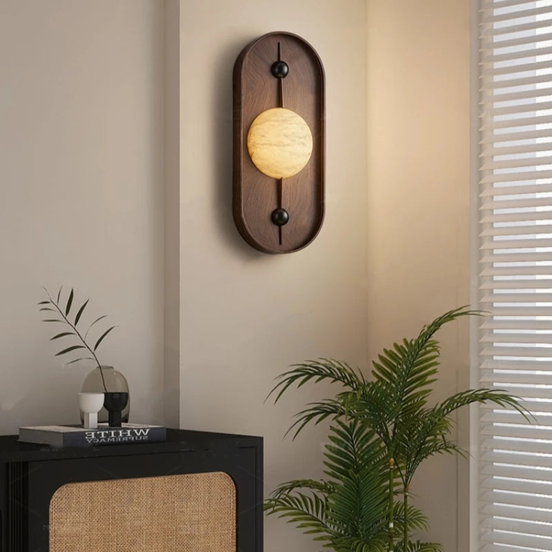 Lunara Marble Wall Sconce