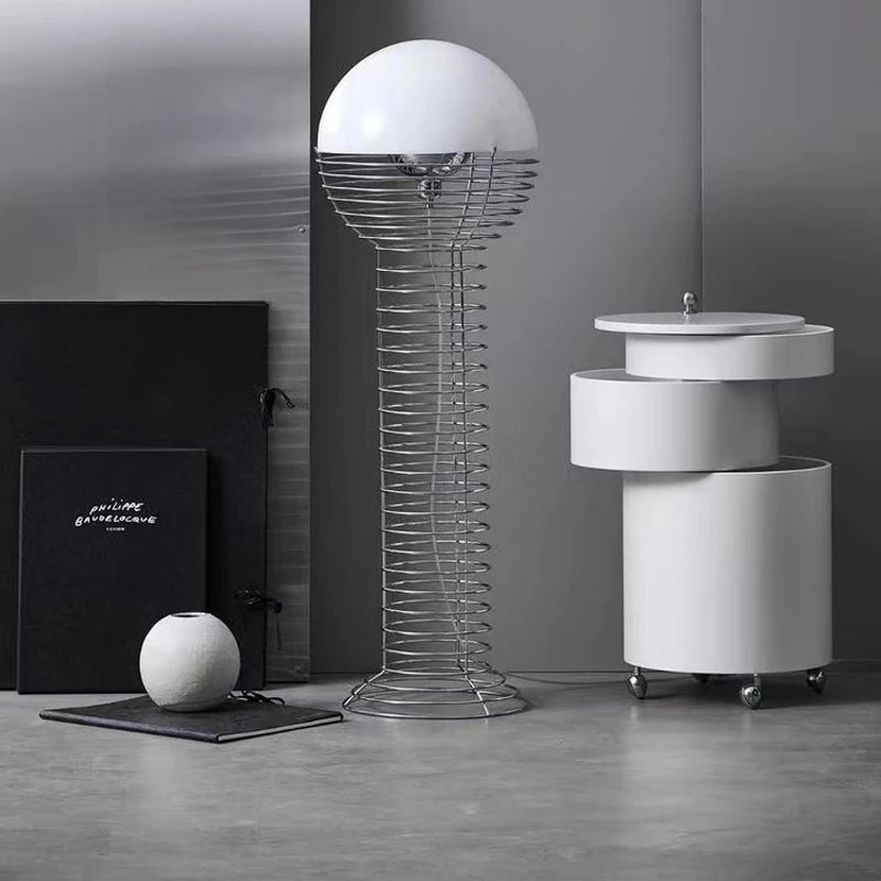Futurist Spiral Floor Lamp – A Statement Piece in Modern Lighting
