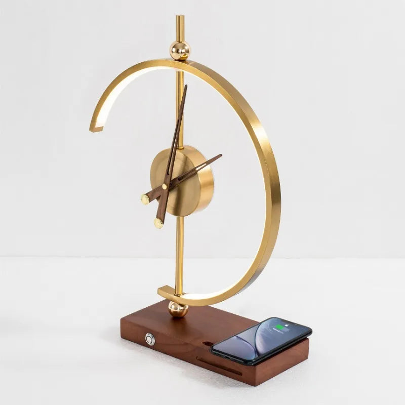 LuxeTime LED Clock Lamp