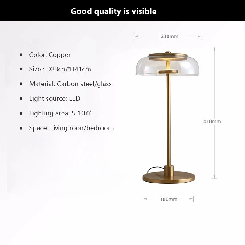 PostModern Elegance LED Table Lamp