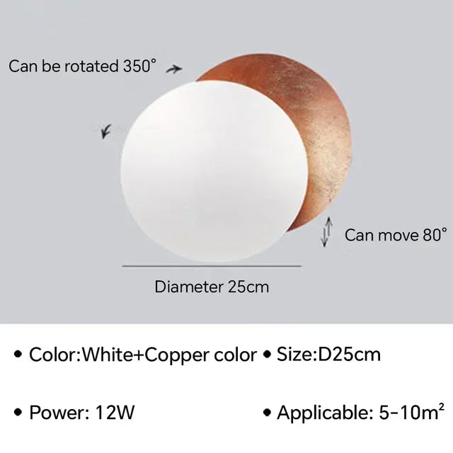 Eclipse Rotatable LED Wall Light