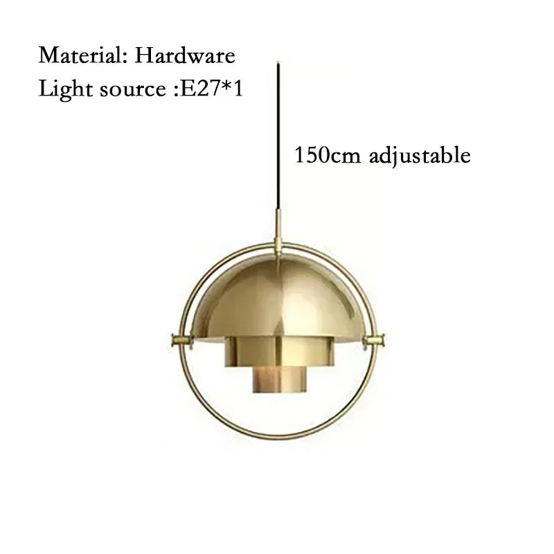 Gubi-Inspired Nordic Pendant Light
