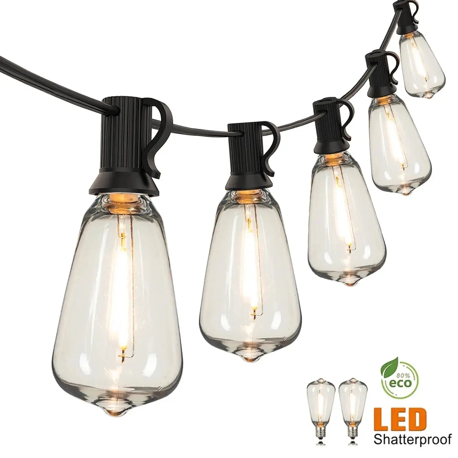 Vintage-Inspired Edison String Lights