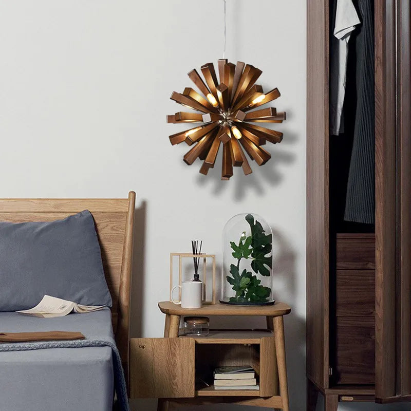 Asahi Wooden Pendant Light