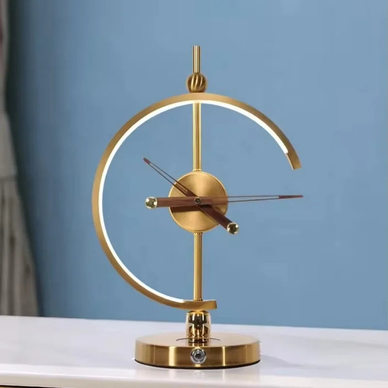 LuxeTime LED Clock Lamp