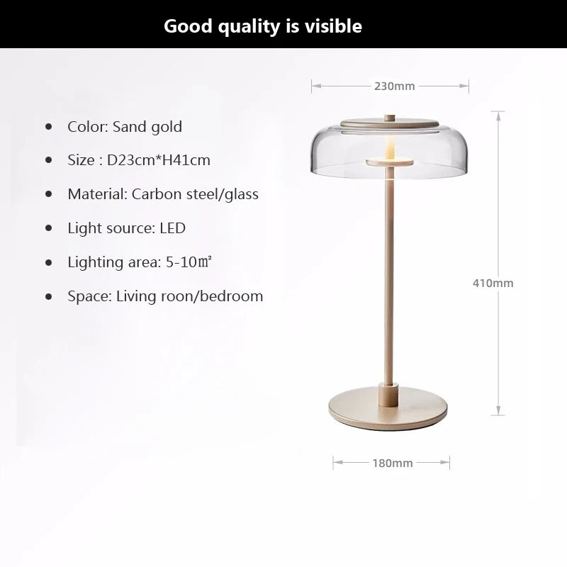 PostModern Elegance LED Table Lamp