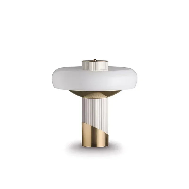 Frosted Halo Mushroom Table Lamp