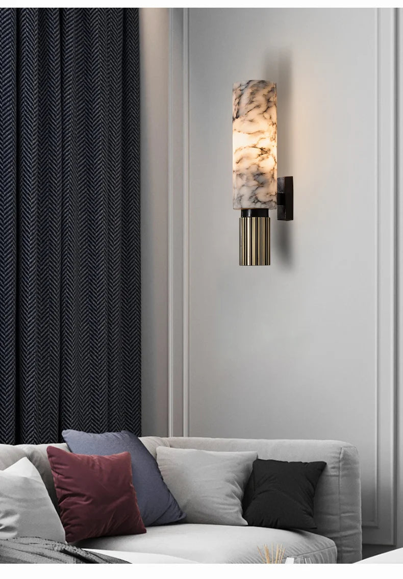 Modern Marble Wall Sconce