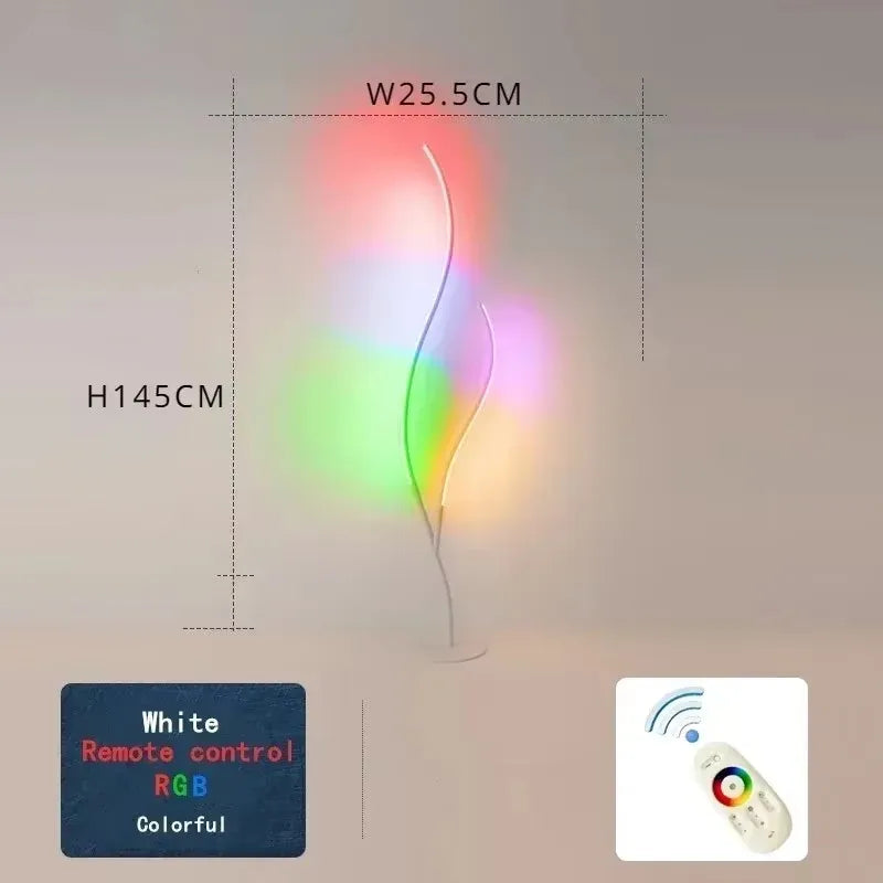 Willow Arc LED Floor Lamp