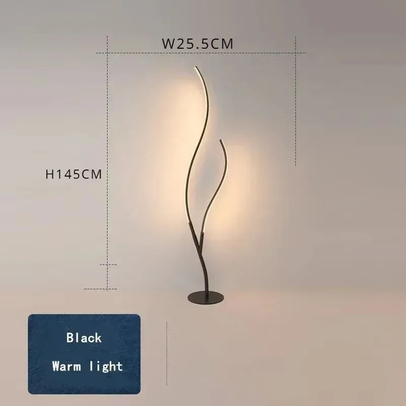 Willow Arc LED Floor Lamp