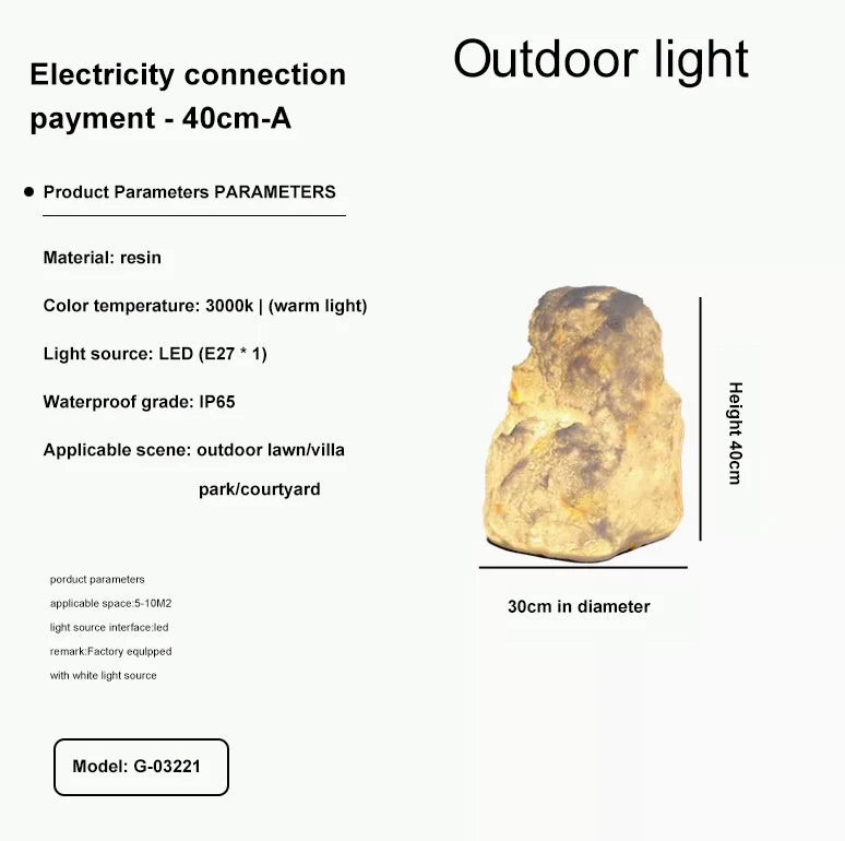 Luminous Rock Garden Light
