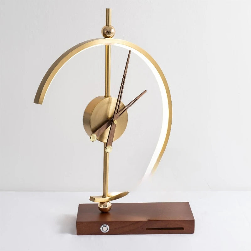 LuxeTime LED Clock Lamp