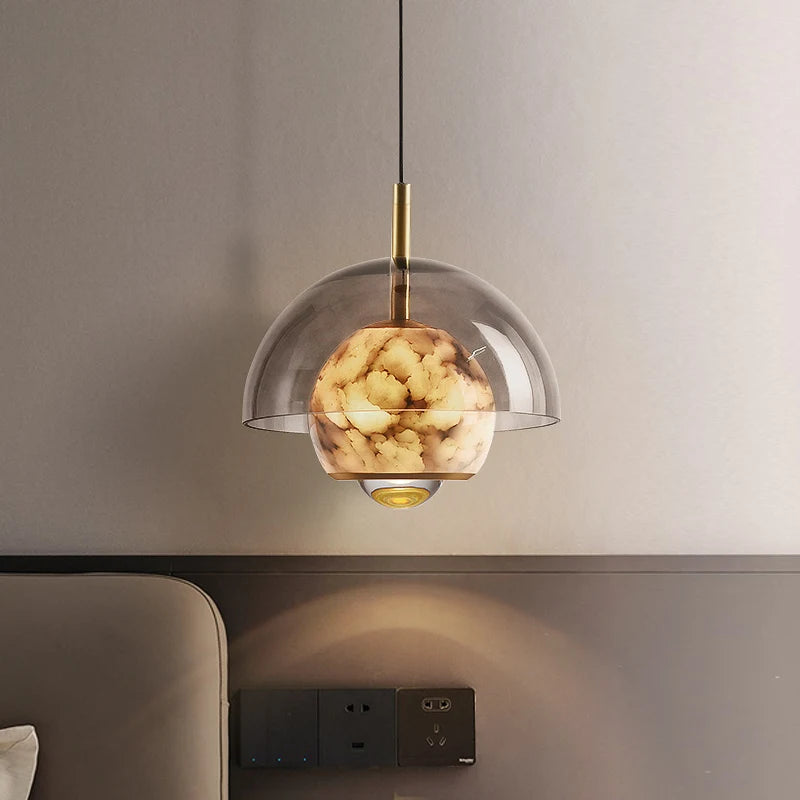 Celeste Alabaster Pendant Light – A Harmony of Elegance & Minimalism