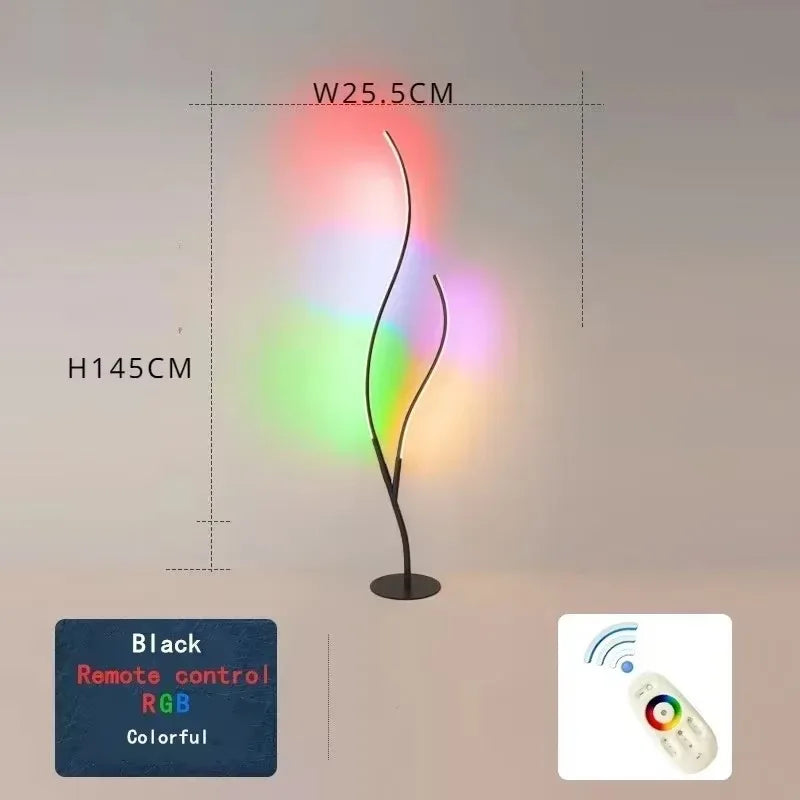 Willow Arc LED Floor Lamp