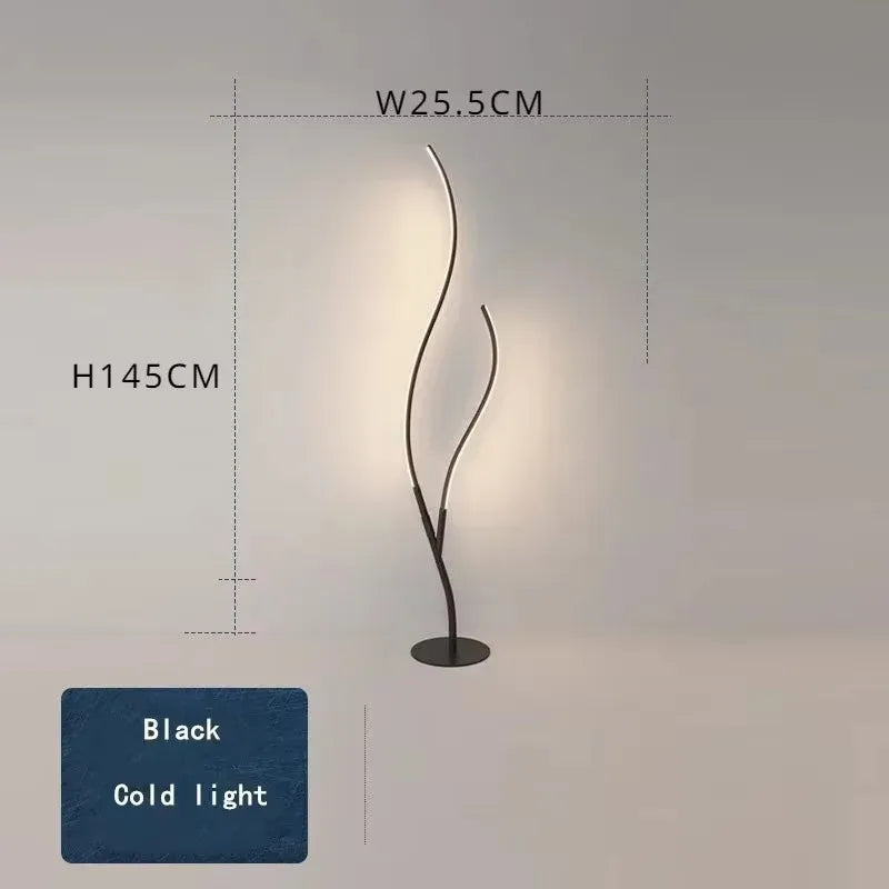 Willow Arc LED Floor Lamp
