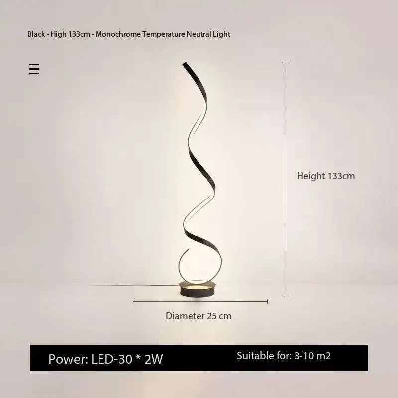 Helix LED Floor Lamp