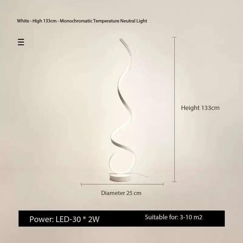 Helix LED Floor Lamp