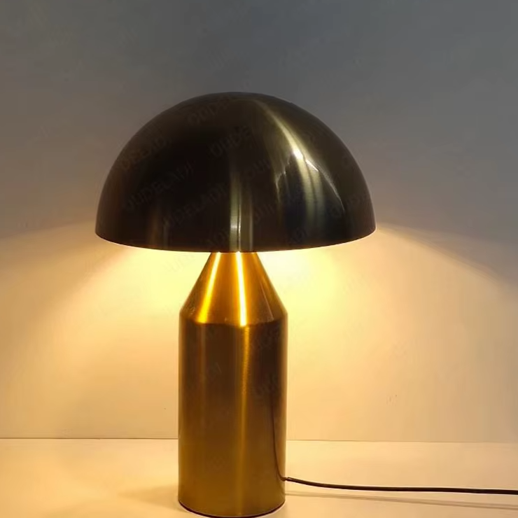 Nordic Iron Mushroom Table Lamp