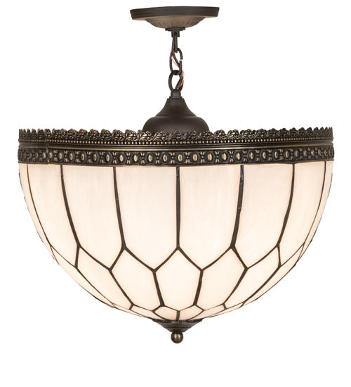 18" Wide Vincent Honeycomb Inverted Pendant