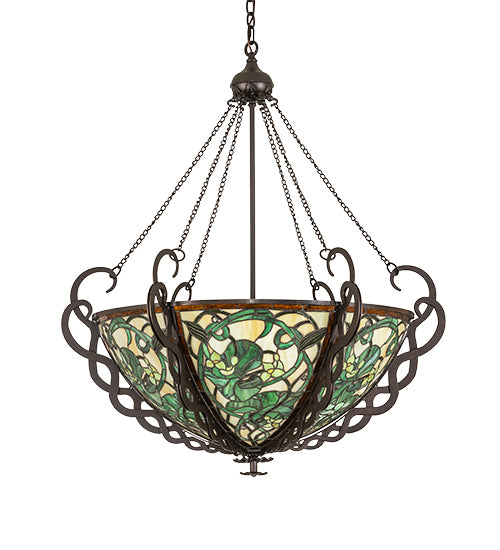 36" Wide Dutchman's Pipe Inverted Pendant