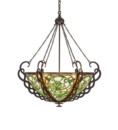 36" Wide Dutchman's Pipe Inverted Pendant