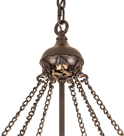 36" Wide Dutchman's Pipe Inverted Pendant