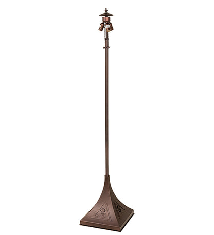 67" High Tiffany Poppy Floor Lamp