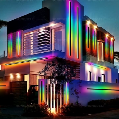 Luminous RGB Waterproof Outdoor Wall Light