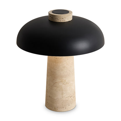 Luxury Travertine Mushroom Table Lamp