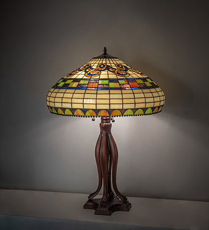31" High Tiffany Edwardian Table Lamp