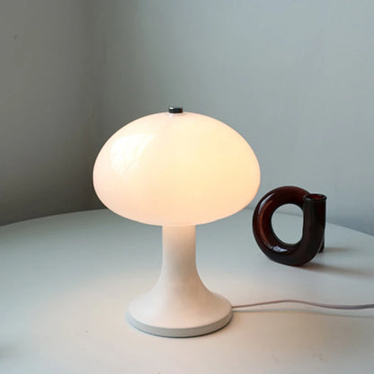 Zenwood Oak & Frosted Glass Table Lamp