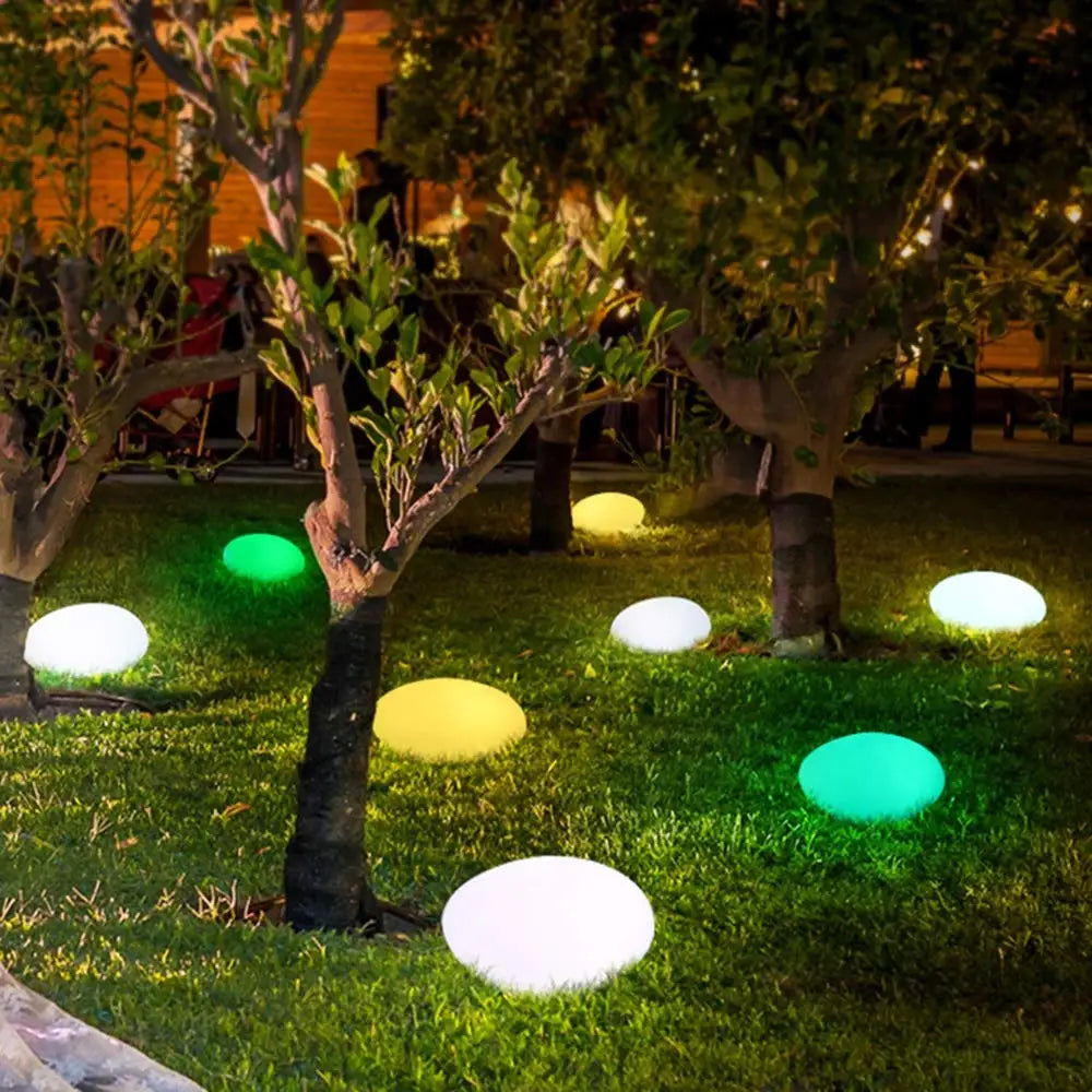 Luminous Solar Cobblestone Lights