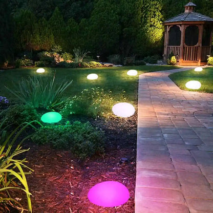 Luminous Solar Cobblestone Lights