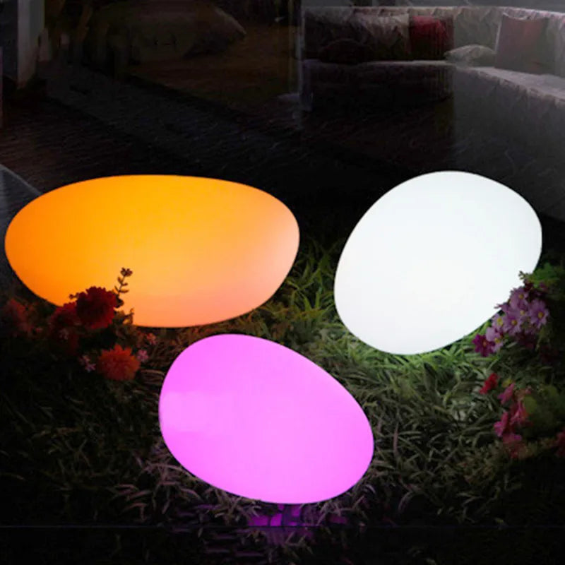 Luminous Solar Cobblestone Lights