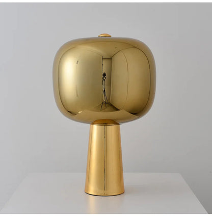 Lunar Mirage Table Lamp – A Reflective Glow of Elegance