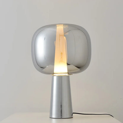 Lunar Mirage Table Lamp – A Reflective Glow of Elegance