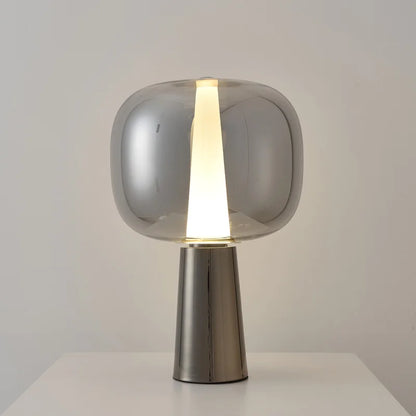 Lunar Mirage Table Lamp – A Reflective Glow of Elegance