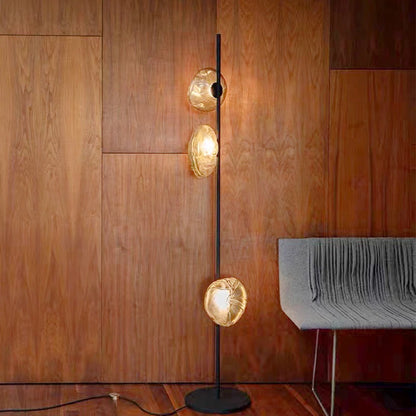 Nebula Sculptural Glass Floor & Table Lamp
