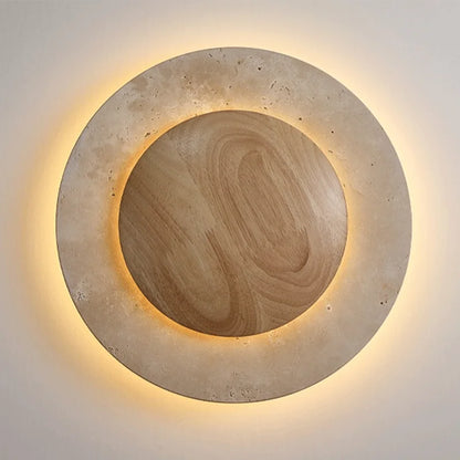 Solara Travertine Wall Sconce