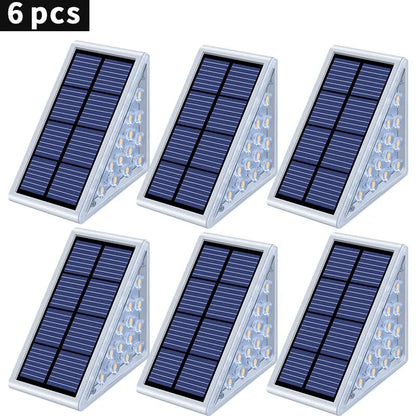 Solar-Powered Outdoor Stair Lights