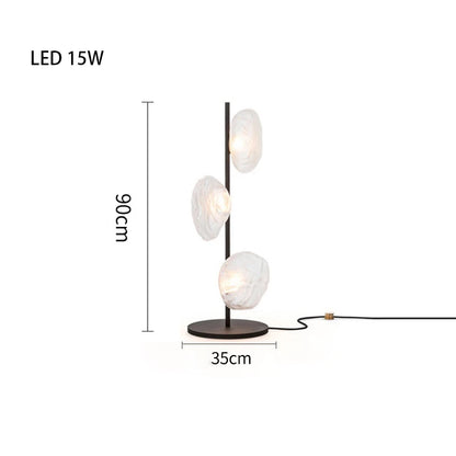 Nebula Sculptural Glass Floor & Table Lamp