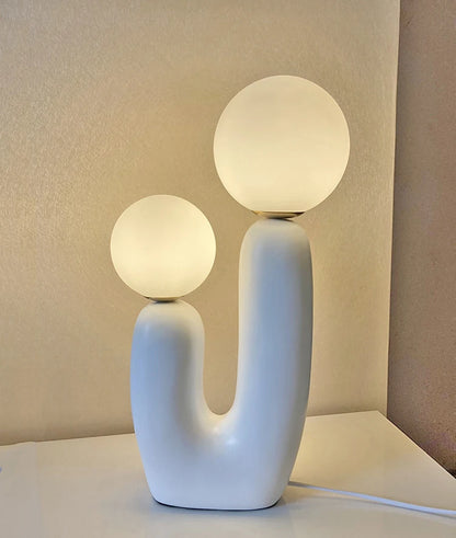LunaBloom Double Globe Table Lamp