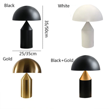 Nordic Iron Mushroom Table Lamp