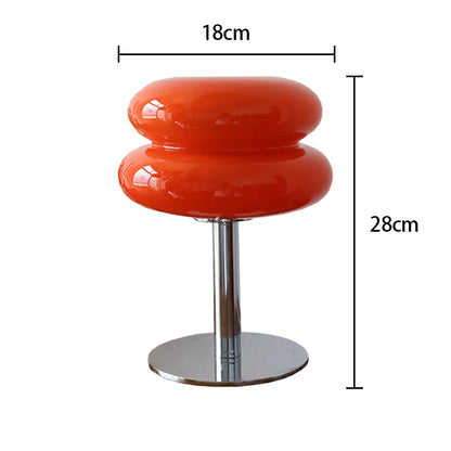 Retro Glass USB Mushroom Table Lamp